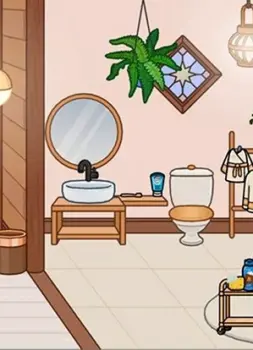 Красивые комнаты ванной комнаты в тока бока