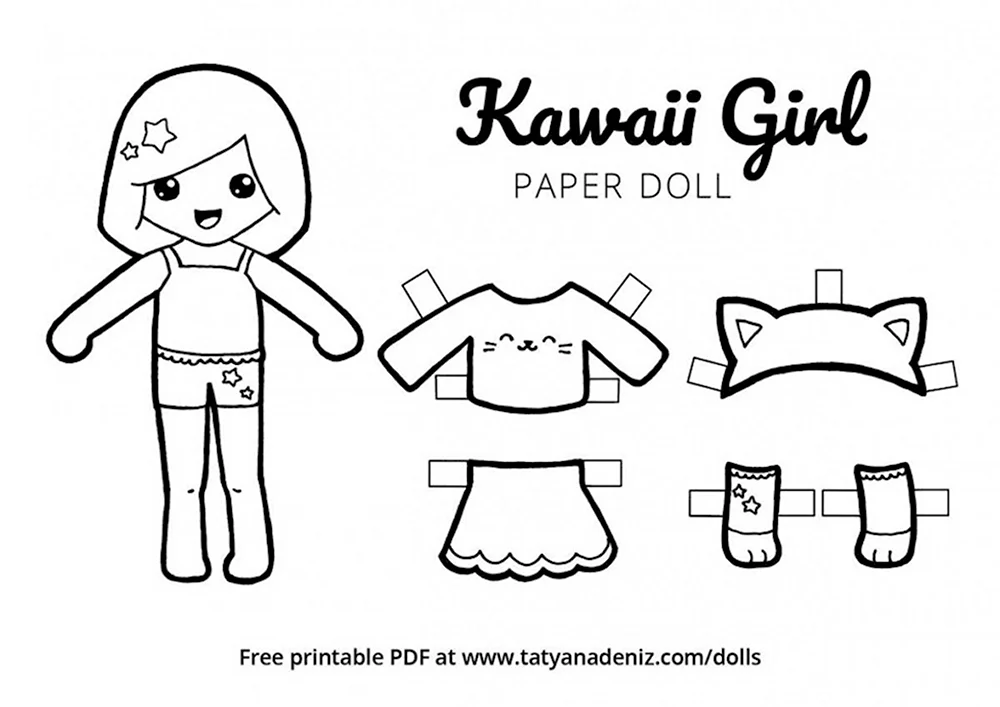 Раскраска мусульманская девочка для детей, шаблон для печати | Премиум Фото