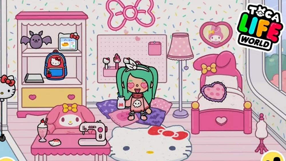 Toca boca мебель