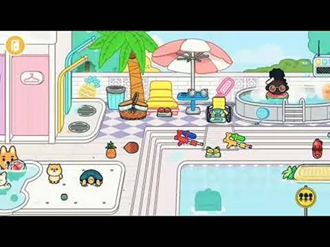 Toca Life World бассейне