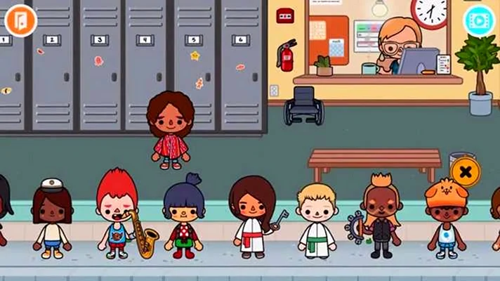 Toca World школа