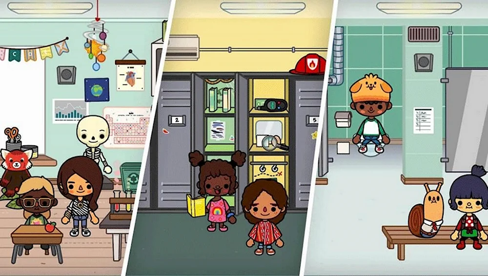 Toca World школа