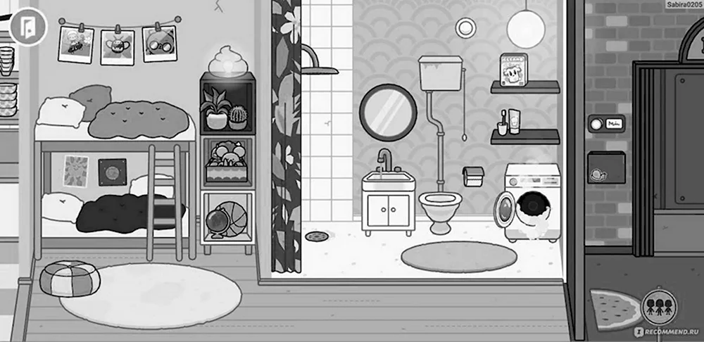 Toca World ванна в доме
